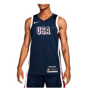 Nike Team USA Olympic Basketball Limited Jersey Men's S $110 NWT FV5520-451 Navy